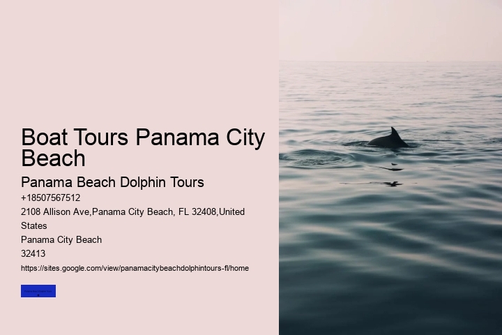 Boat Tours Panama City Beach